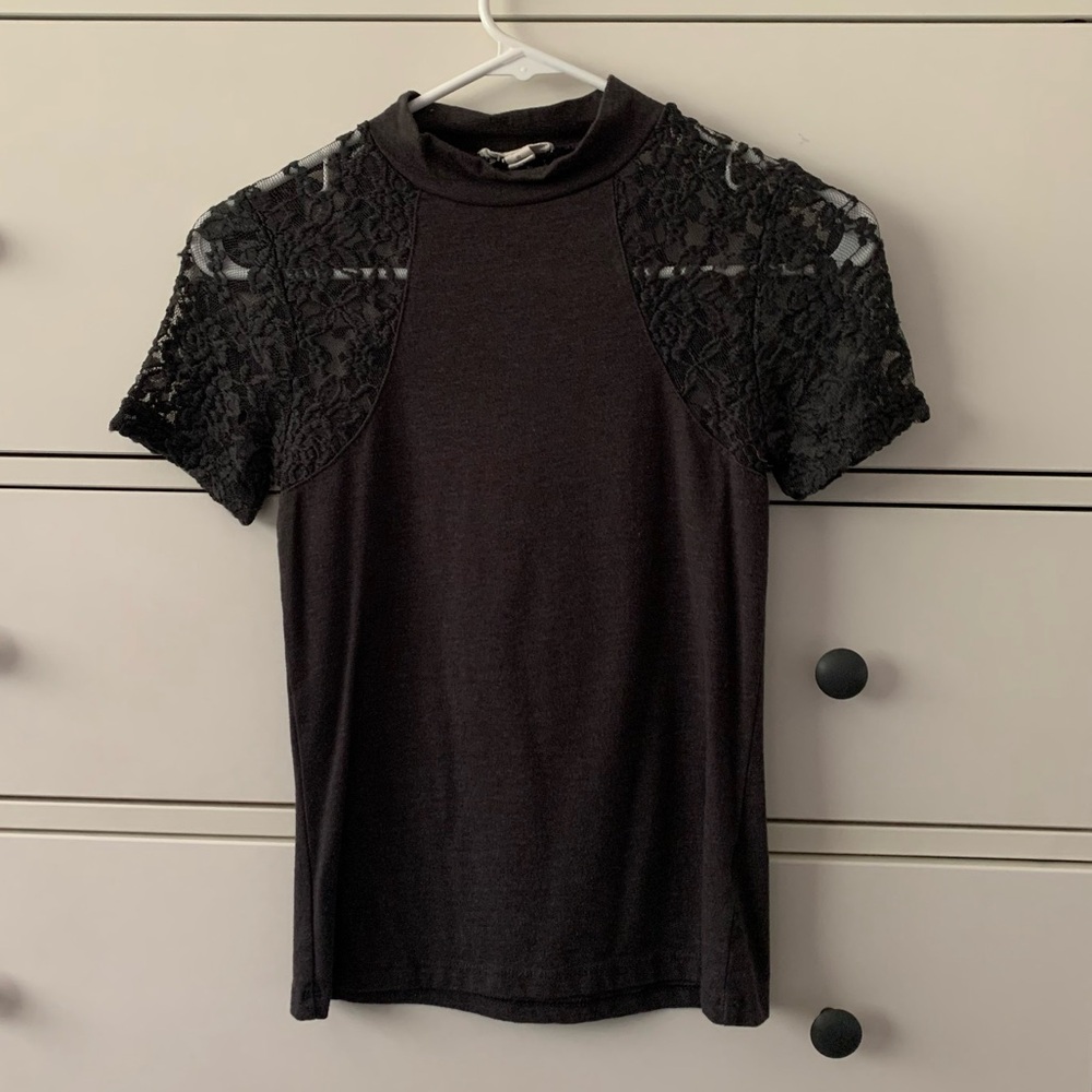 Lacy Short Sleeve Top